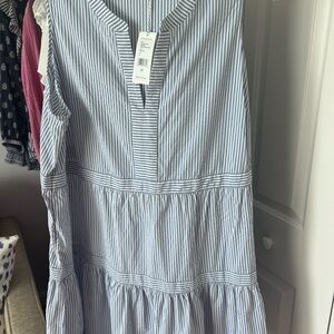 Vineyard Vines Blue and White Striped Dress